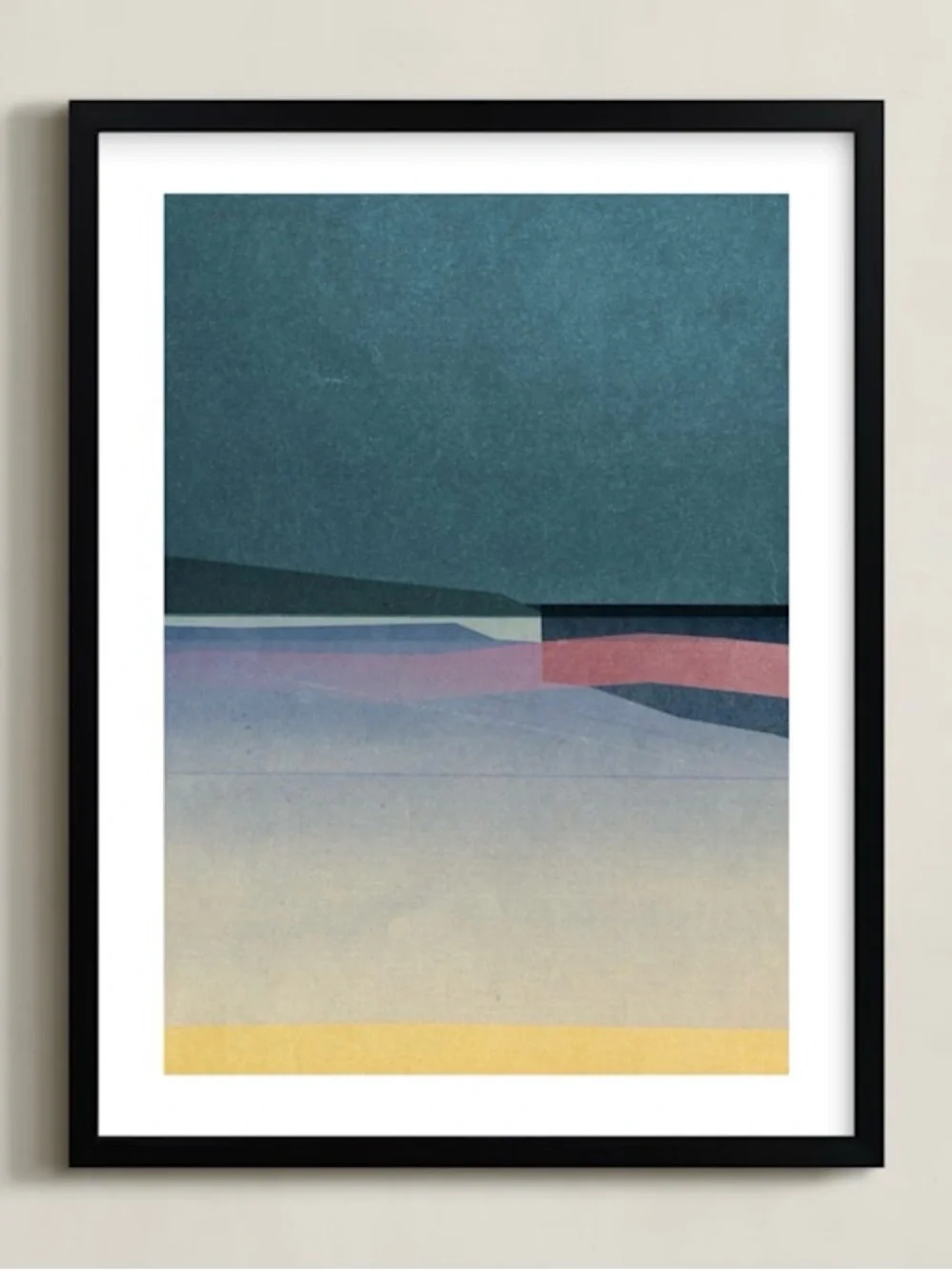 18 x 24 West Elm/Minted “Horizons III” Abstract Art Print NIB